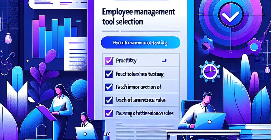 员工管理工具选型：考勤规则批量导入功能的实用性与容错率测试