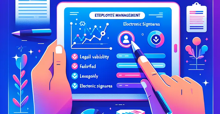 员工管理平台选型：合同电子签功能法律效力与便捷性测评