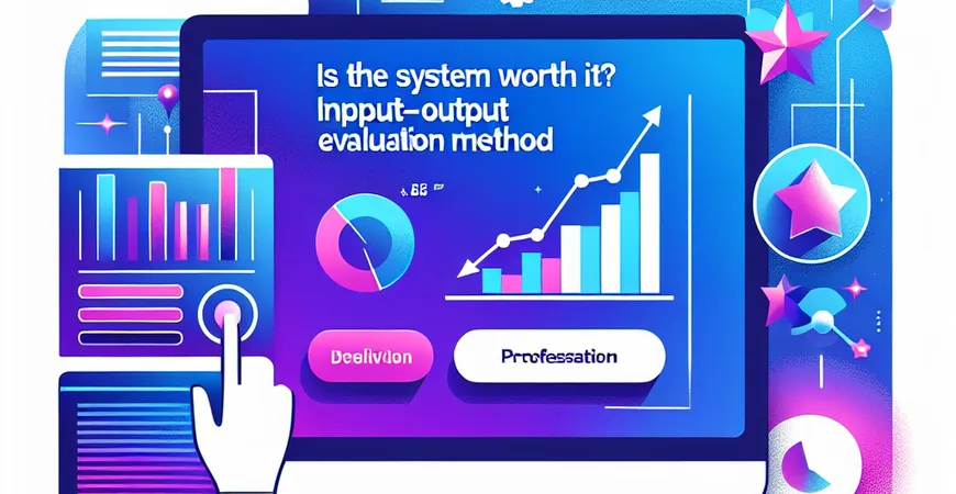 系统值不值？投入产出评估法