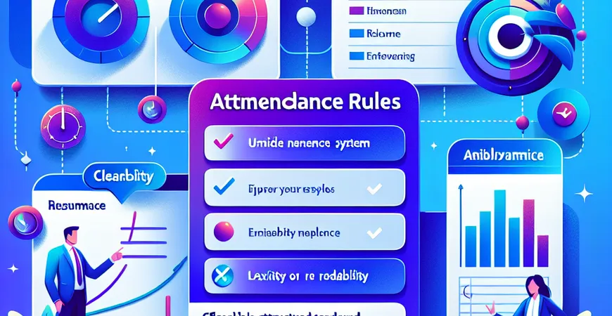 考勤规则怎么设置？员工管理系统灵活适配企业需求