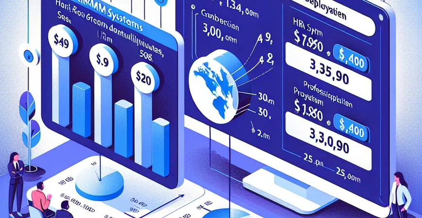跨国企业HRM系统价格比较：全球部署的成本差异