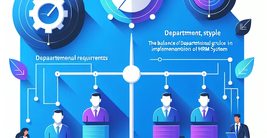 HRM系统实施中的部门需求差异如何平衡？关键协调方法分享