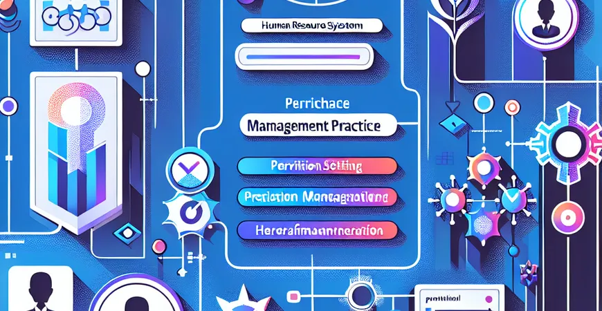 人事管理系统权限设置实操：分级管理这样做