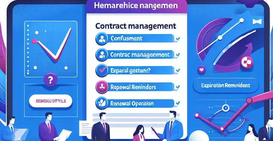 人事管理软件合同管理混乱？到期提醒与续签操作指南