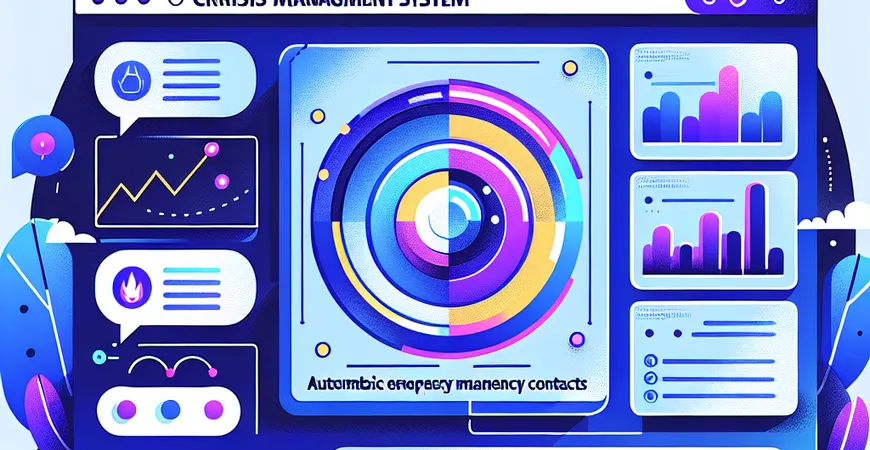 危机处理系统：突发事件应急联系人自动提醒