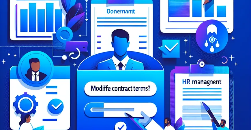 合同条款怎么改？人力资源管理平台模板自定义功能