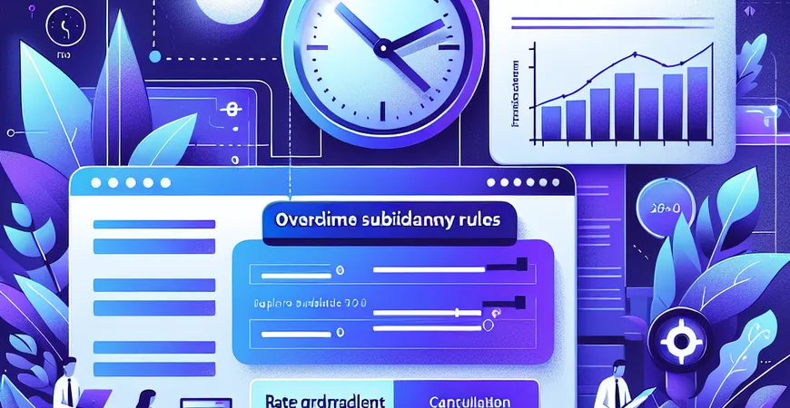 员工管理平台如何设置加班补贴规则？费率梯度计算方法