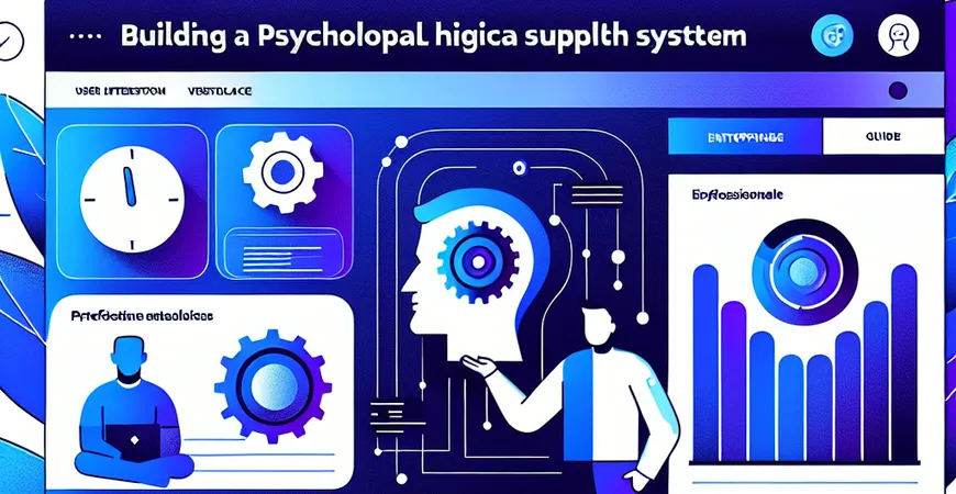心理健康支持系统建设指南
