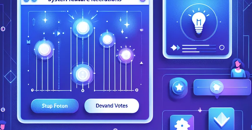 系统功能迭代：用户需求投票决定开发优先级