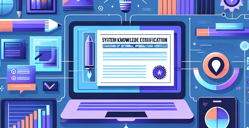 系统知识认证：颁发内部操作资格证书