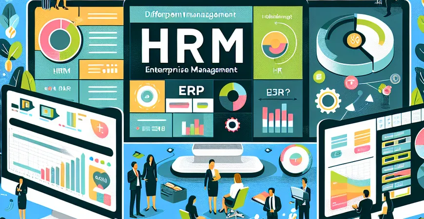 HRM系统与ERP系统有什么区别？企业该如何选择？