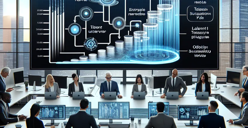 人才战略看板如何展示人才储备？继任者梯队瀑布图制作