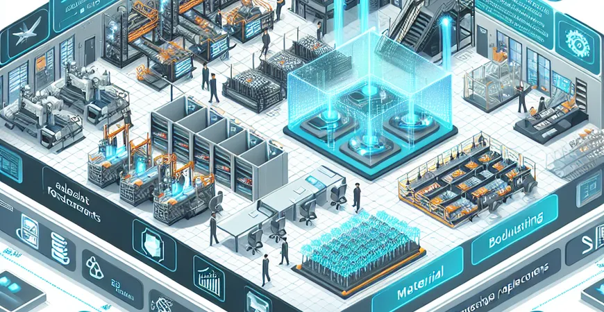 生产管理软件的「物料替代规则库」功能，智能推荐更高效