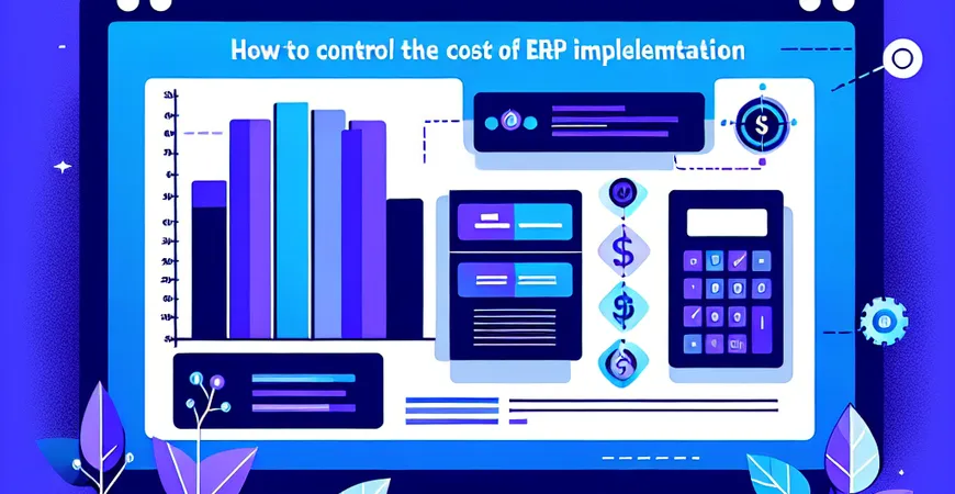 ERP管理系统的实施成本如何控制？