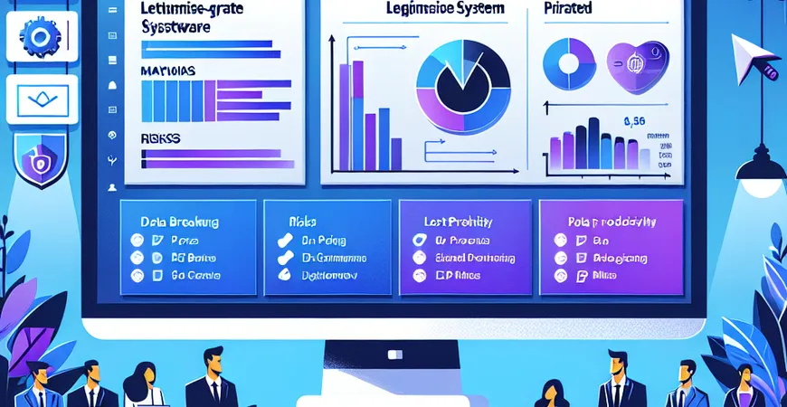 ERP管理系统软件正版与盗版的区别与风险！