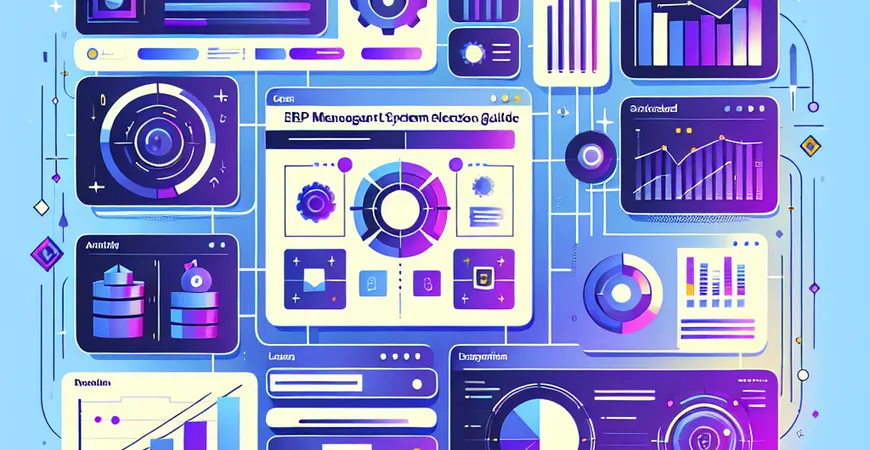 ERP管理系统选型指南：如何选择合适的解决方案