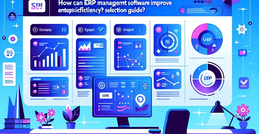 ERP管理软件如何提升企业效率？2025年选型指南