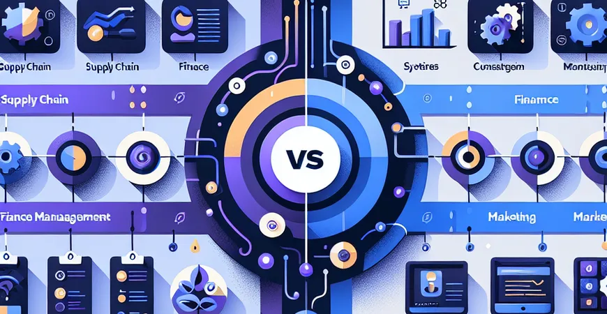 ERP系统与CRM系统的区别，企业该如何选择？