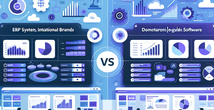 ERP系统对比：国际品牌与国产软件孰优孰劣？