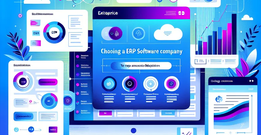 ERP软件公司排名前十：选择适合您的合作伙伴