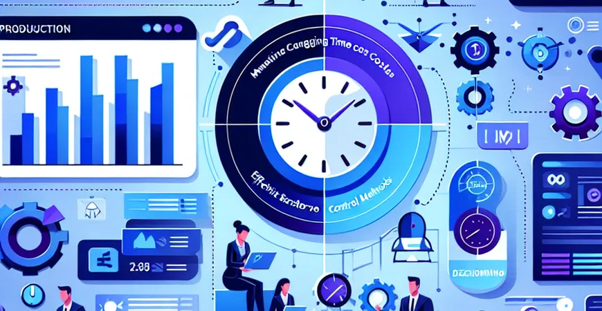 生产工序管理中的时间成本，如何有效控制？