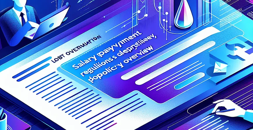 离职员工工资发放规定有哪些？2025年最新政策解读！