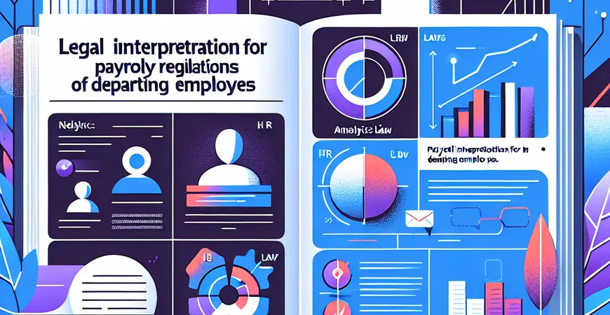 离职员工工资发放规定的法律解读，HR必读