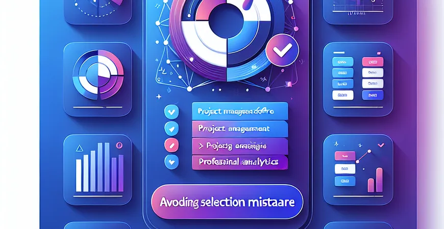 项目管理软件的选型误区，如何避免选择失误？