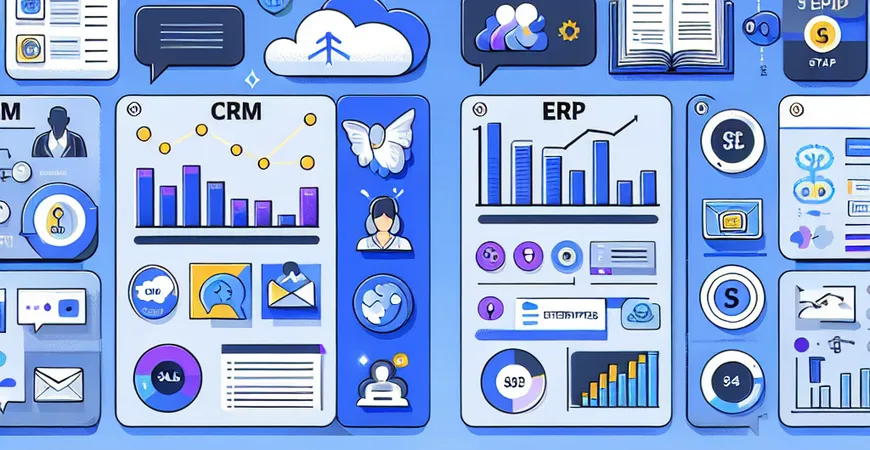 CRM与ERP的区别及企业应用场景解析
