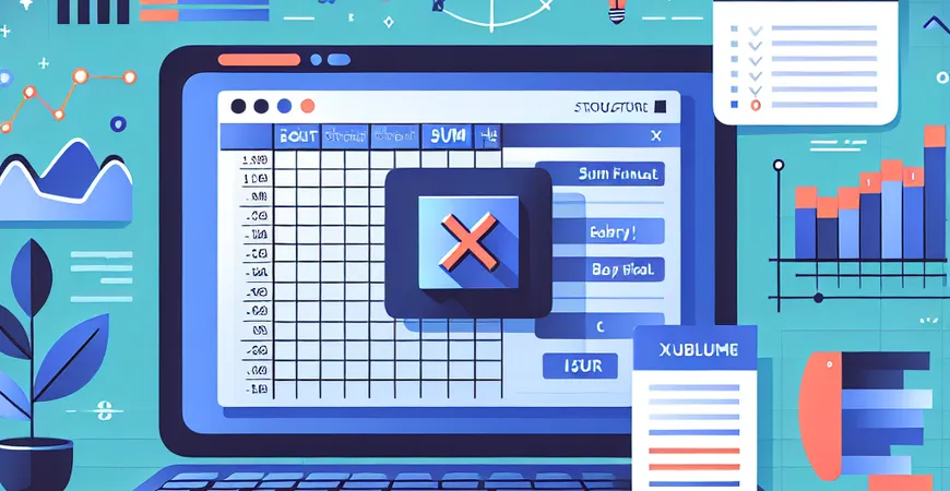 Excel中SUM函数返回错误结果的排查步骤