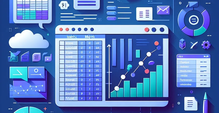 Excel中使用INDEX和MATCH函数替代VLOOKUP