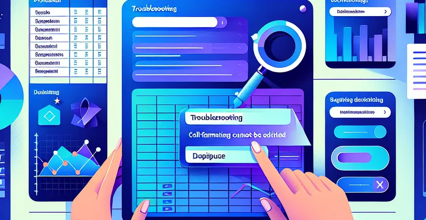 Excel中单元格格式无法更改的处理方法