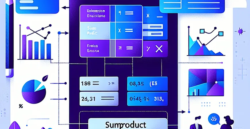 Excel中如何使用SUMPRODUCT函数进行复杂计算