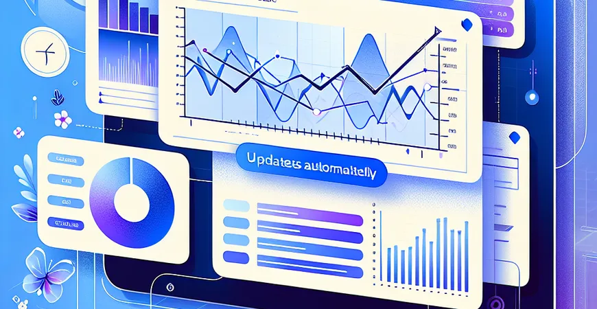 Excel中如何创建自动更新的折线图