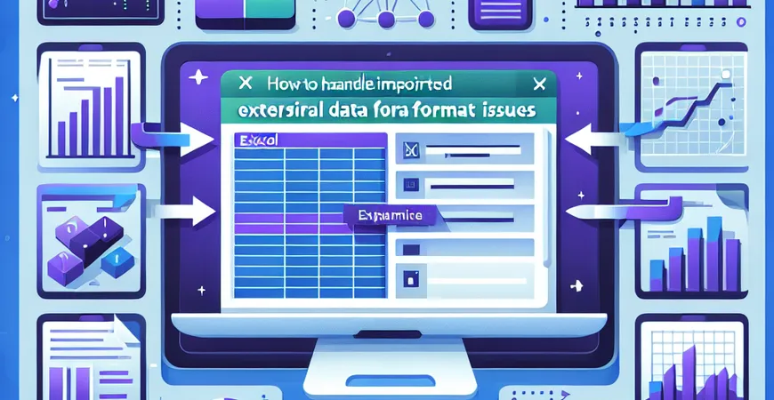 Excel中如何处理导入的外部数据格式问题