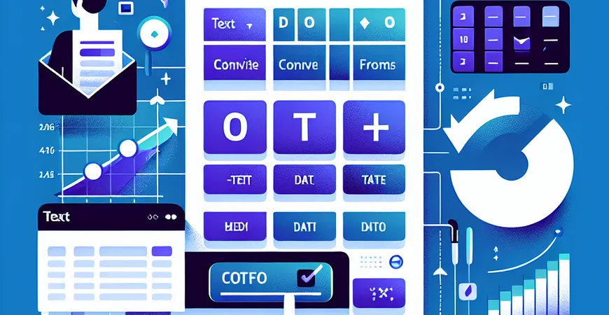 Excel中如何快速转换文本格式为日期格式？