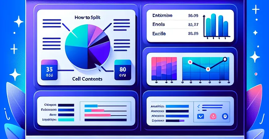 Excel中如何拆分单元格内容？