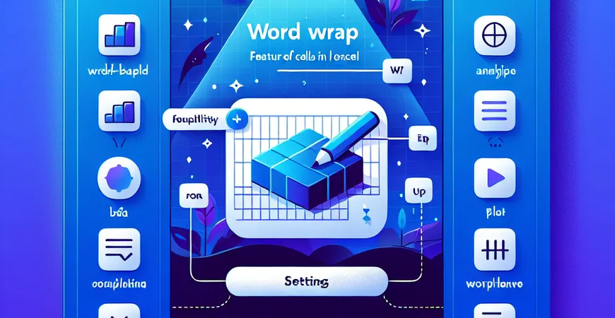 Excel中如何设置单元格的自动换行功能