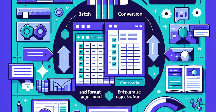 Excel中如何进行批量数据转换和格式调整