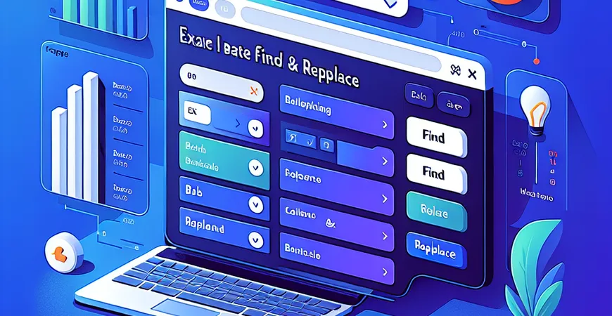 Excel中如何进行数据的批量查找和替换？