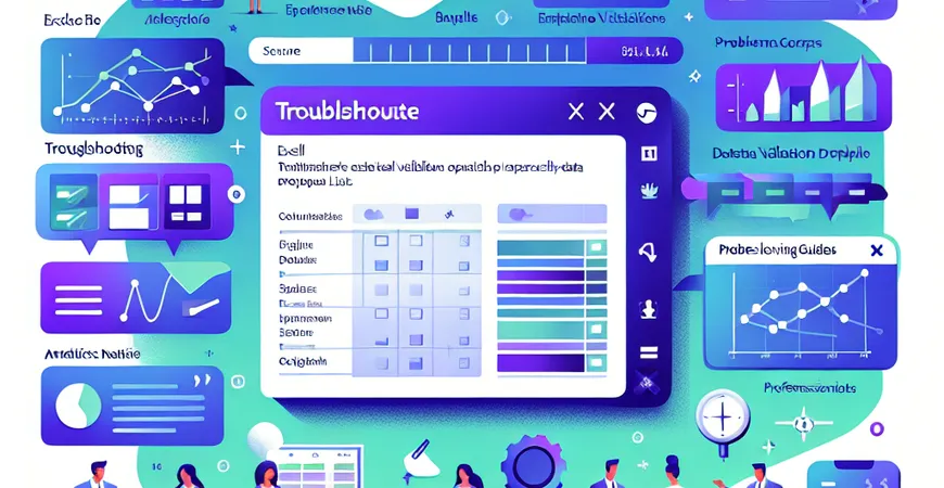 Excel中数据验证下拉列表无法显示的解决办法
