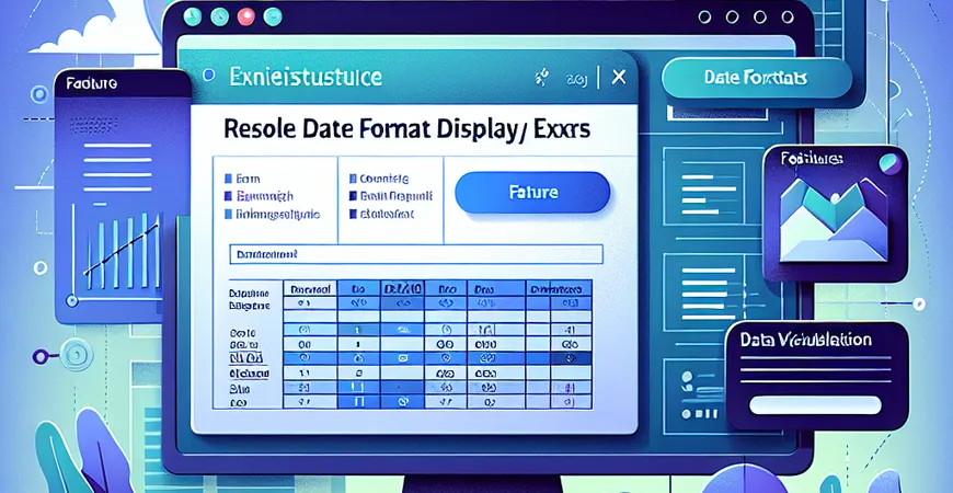 Excel中日期格式显示错误如何调整