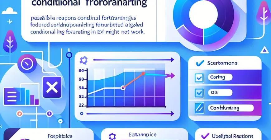 Excel中条件格式不生效？看看这些可能原因