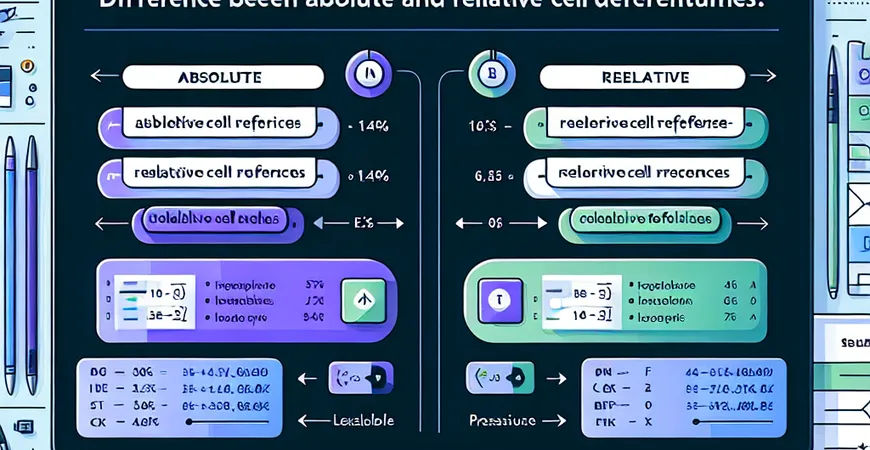 Excel公式中引用单元格的绝对与相对引用区别