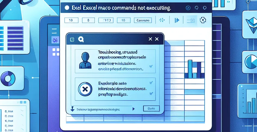 Excel宏命令不执行？教你排查故障原因