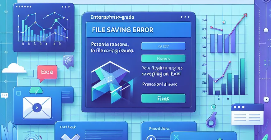 Excel无法保存文件？可能的原因及修复方案