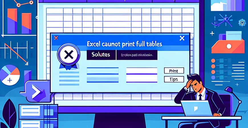 Excel无法打印全表格？常见打印问题解决