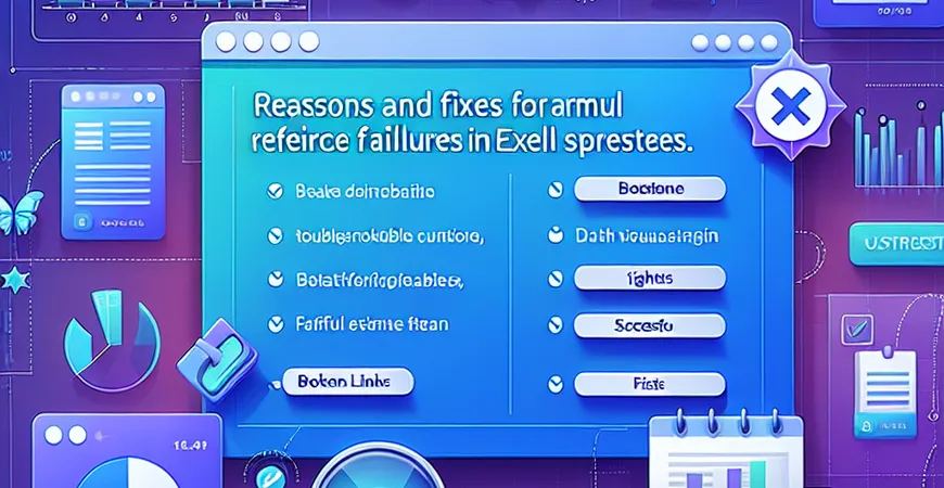 Excel表格中公式引用失效的原因及修复方案