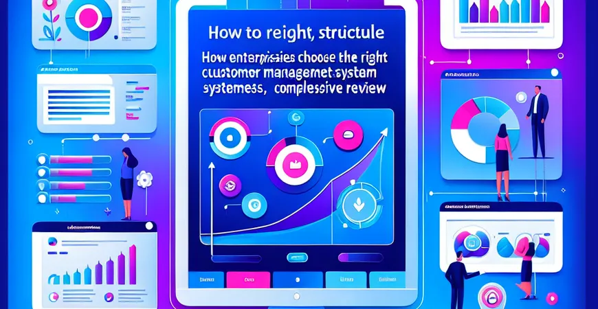 企业如何选择适合的客户管理系统，最全测评