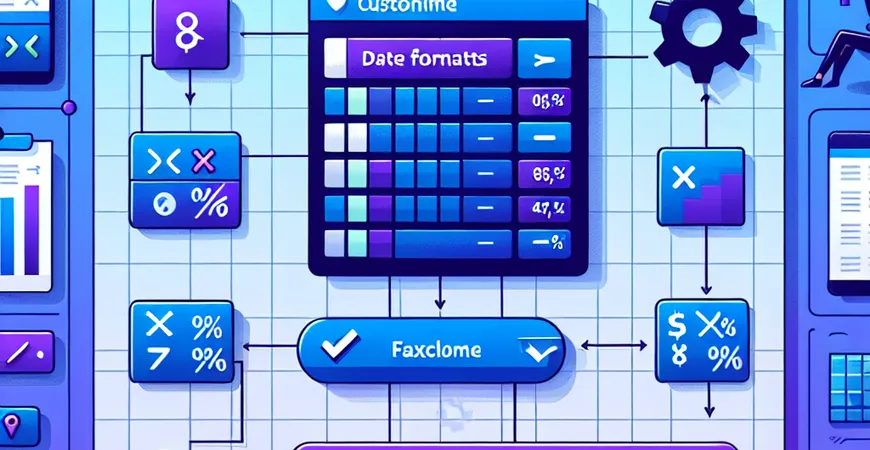 如何在Excel中为单元格设置自定义数据格式？